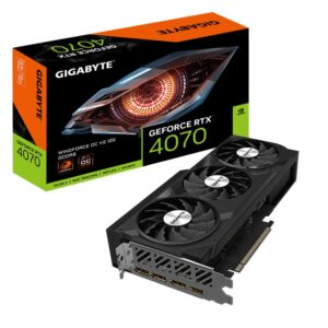 Gigabyte NVIDIA GeForce RTX 4070 12GB WINDFORCE Graphics Card GPU GV-N4070WF3OCV2-12GD