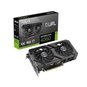 Asus Graphics Card GPU 1830 MHz DUAL-RTX4060-O8G-EVO