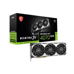 MSI NVIDIA GeForce RTX 4070 SUPER 12GB Triple Slot Graphics Card GPU RTX4070SUPER12GVEN3XOC