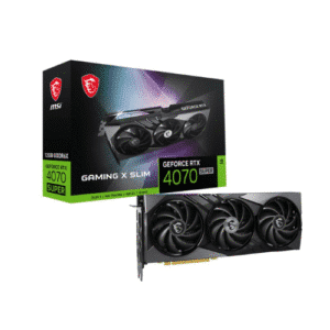 MSI NVIDIA GeForce RTX 4070 SUPER 12GB GAMING X SLIM Graphics Card GPU RTX4070SUPGAMXSLIM12G