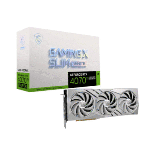 MSI NVIDIA GeForce RTX 4070 Ti SUPER 16GB GAMING X SLIM WHITE Graphics Card GPU 4070TISUP16GGAMXSLIMWH
