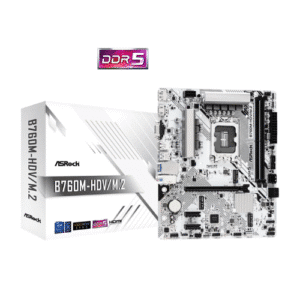 Asrock Intel B760 Express Motherboard LGA1700 B760M-HDV/M.2