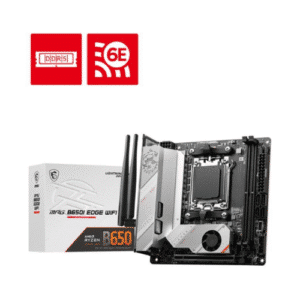 MSI AMD B650 SAM5 Mini-ITX Motherboard with DDR5 MPGB650IEDGEWIFI