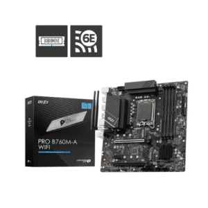 MSI PRO B760M-A WIFI Micro-ATX Motherboard for Intel LGA170