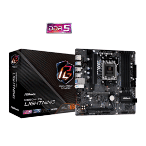 Asrock B650M PG Lightning Micro-ATX Motherboard B650MPGLIGHTNING